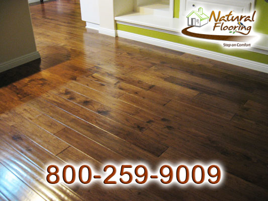 Hickory Handscraped Wood Floor