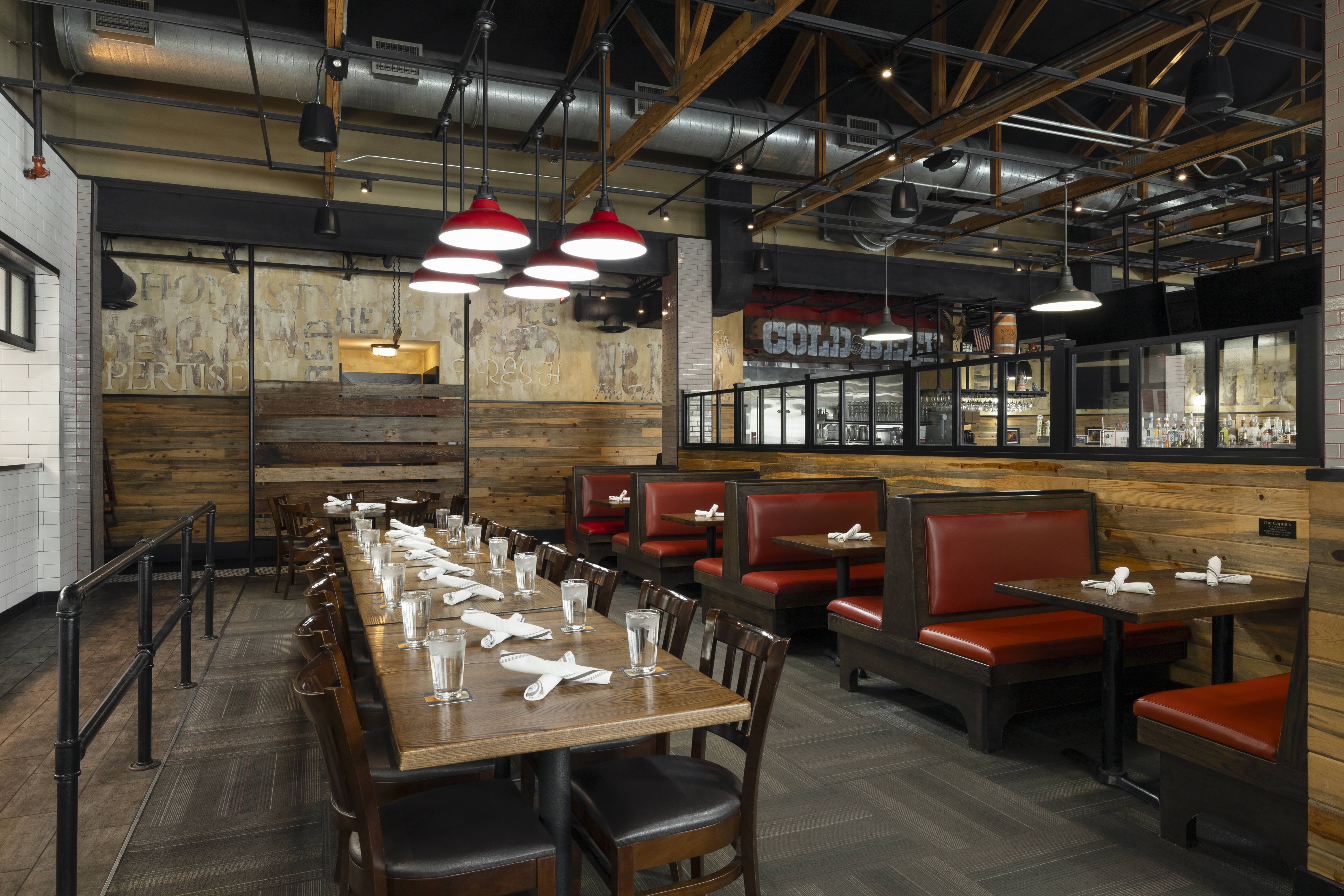 Group Dining  Space at Red Heat Tavern in Wilmington, MA