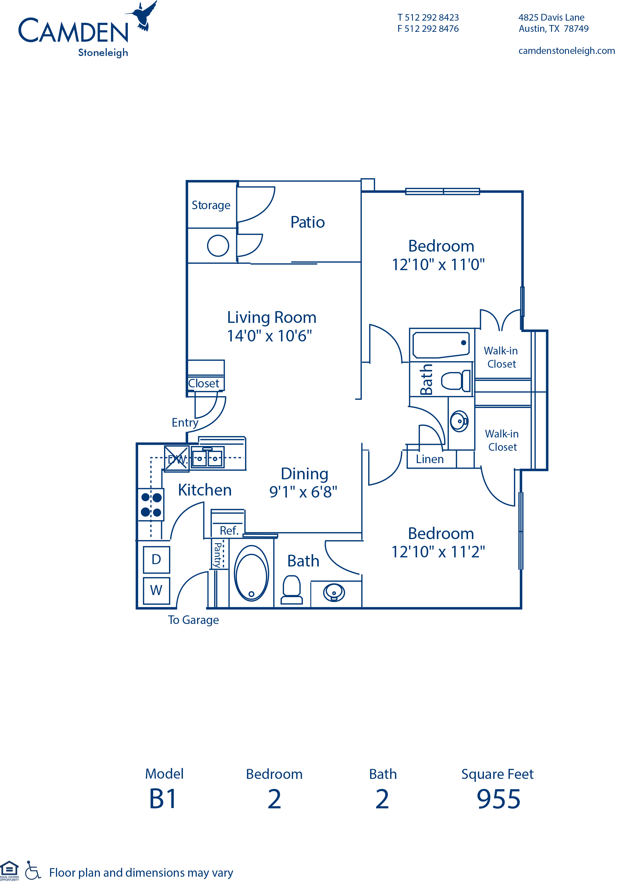 Camden Stoneleigh Apartments Photo