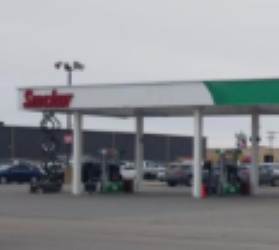Sinclair Gas Station Fueling Island 