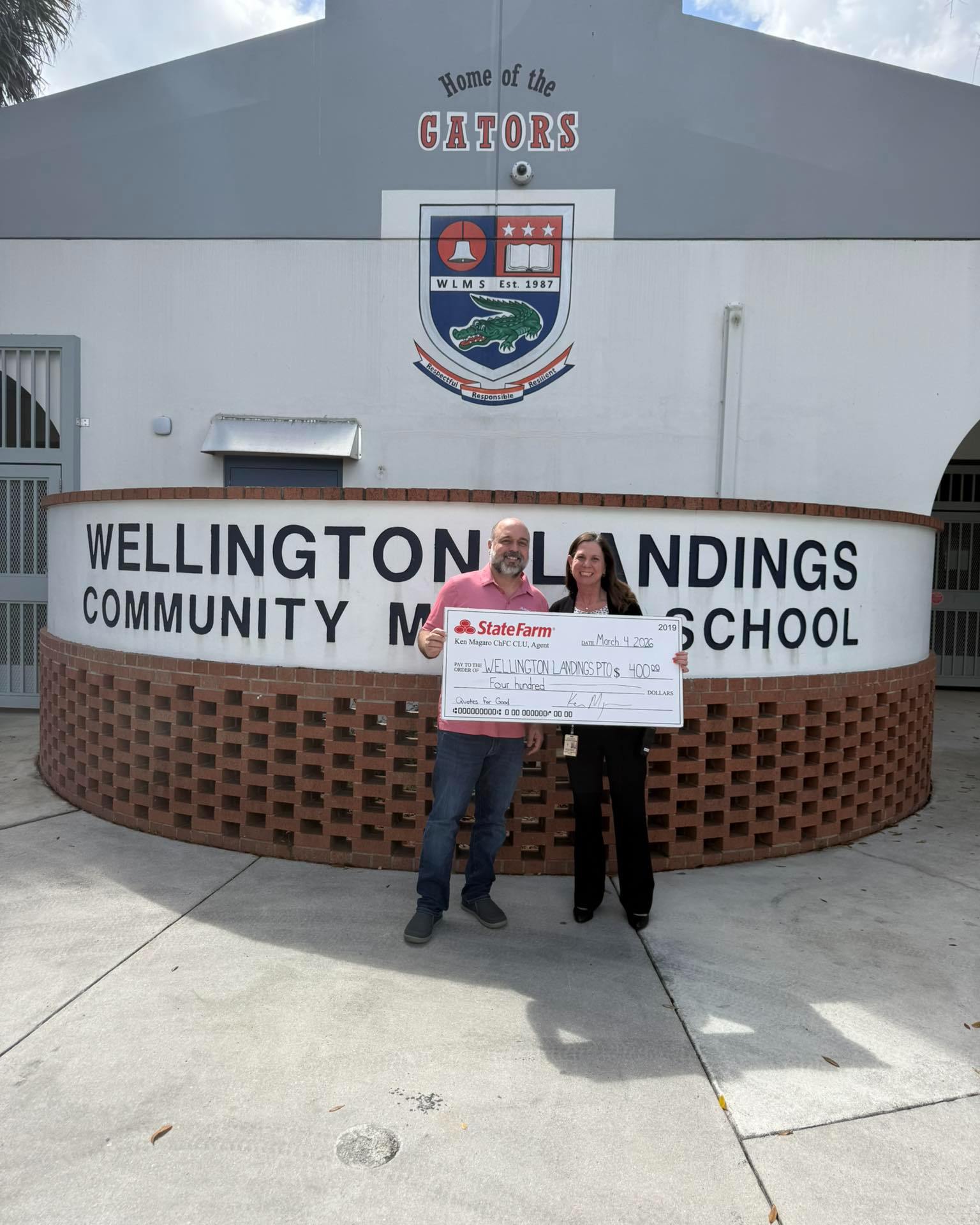 We love working with our community! Go Gators!!