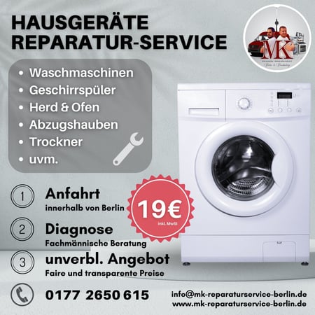 Bilder MK Haushaltsgeräte Reparaturservice