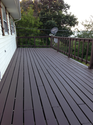 Ace Handyman Services Greater Wausau Painted Deck
