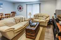 Premium unit example living room