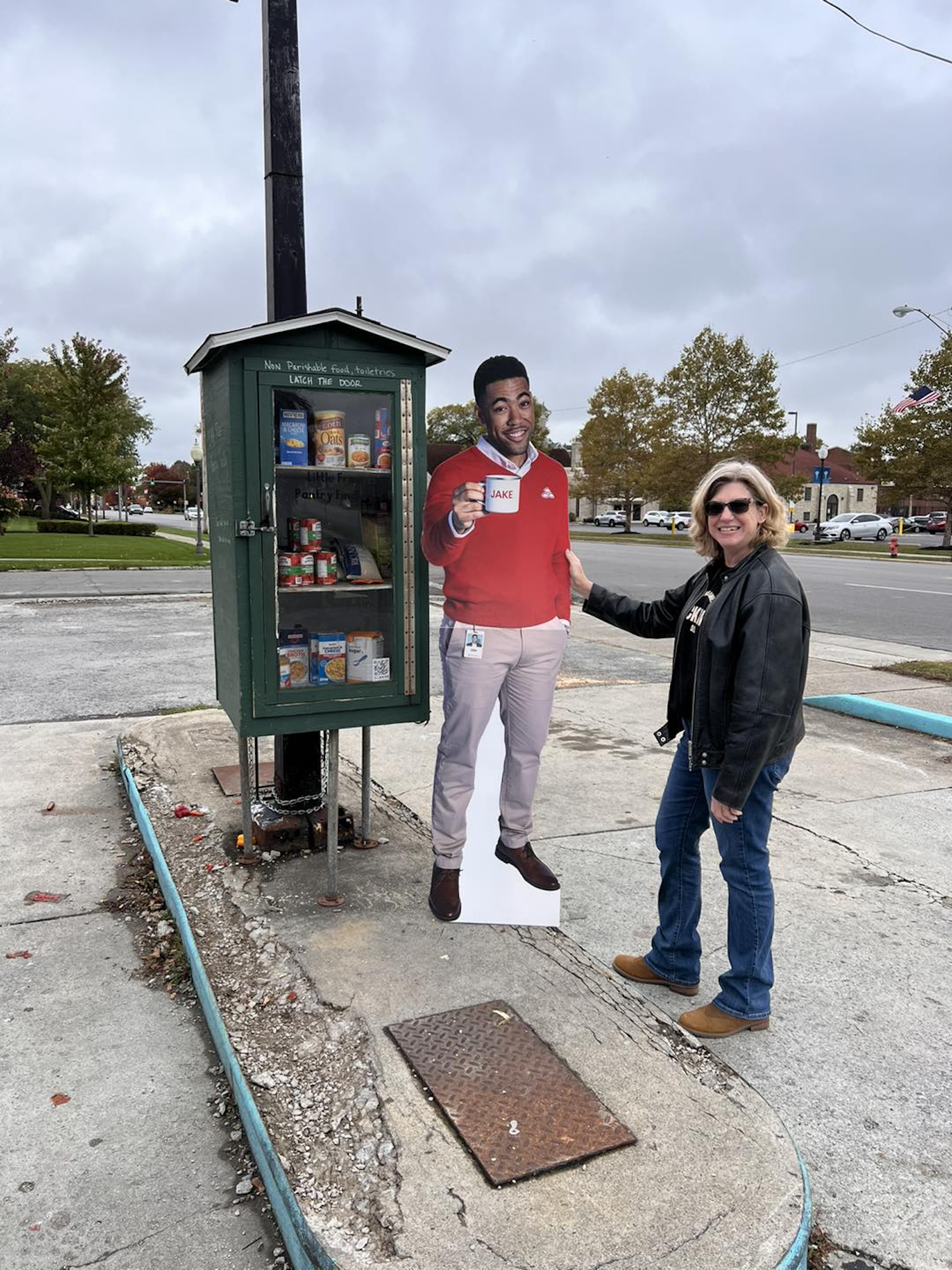 Recently, Jake traveled to visit with Heather Hunt, originator of the “Little Free Pantry Findlay”! This awesome community-centered local treasure started in 2017 as a desire to help needy families and has turned into a full-blown movement in Findlay, Ohio.