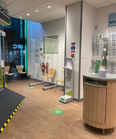 Specsavers Glasgow Trongate interior Specsavers Glasgow Trongate interior