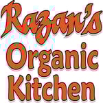 Razan's Organic Kitchen traditional and classic shawarma. Logo