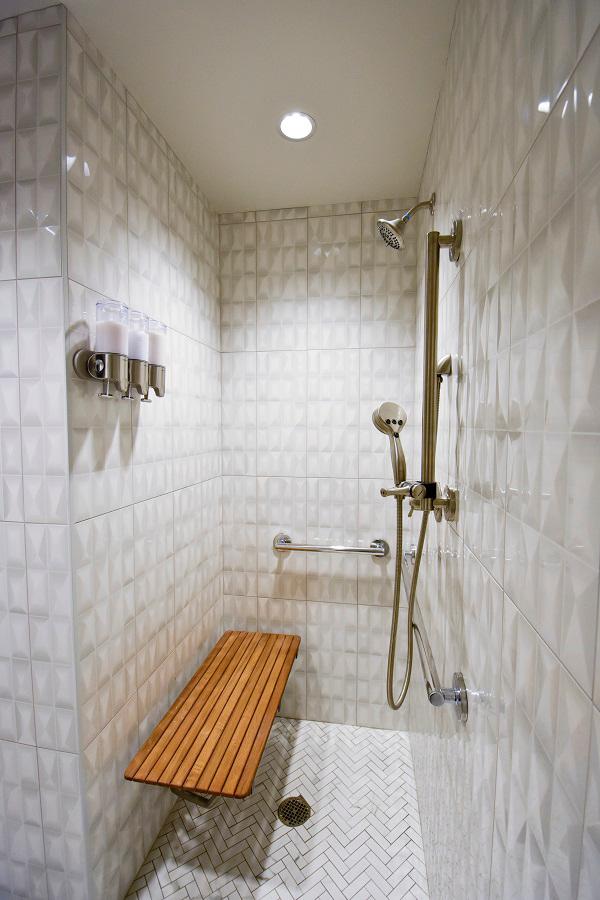 Women's shower area