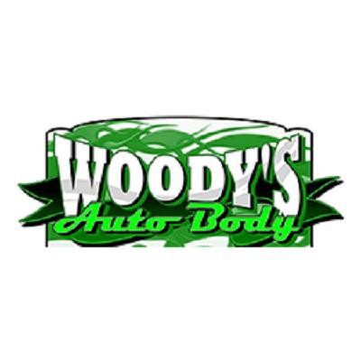 Woody's Auto Body Logo