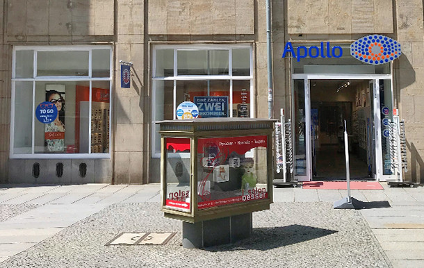 Apollo-Optik, Seestrasse 14 in Dresden