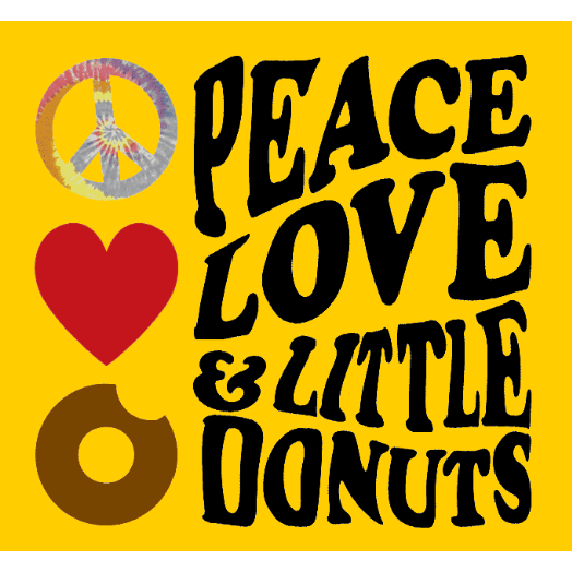 Peace, Love and Little Donuts - Pittsburgh Logo