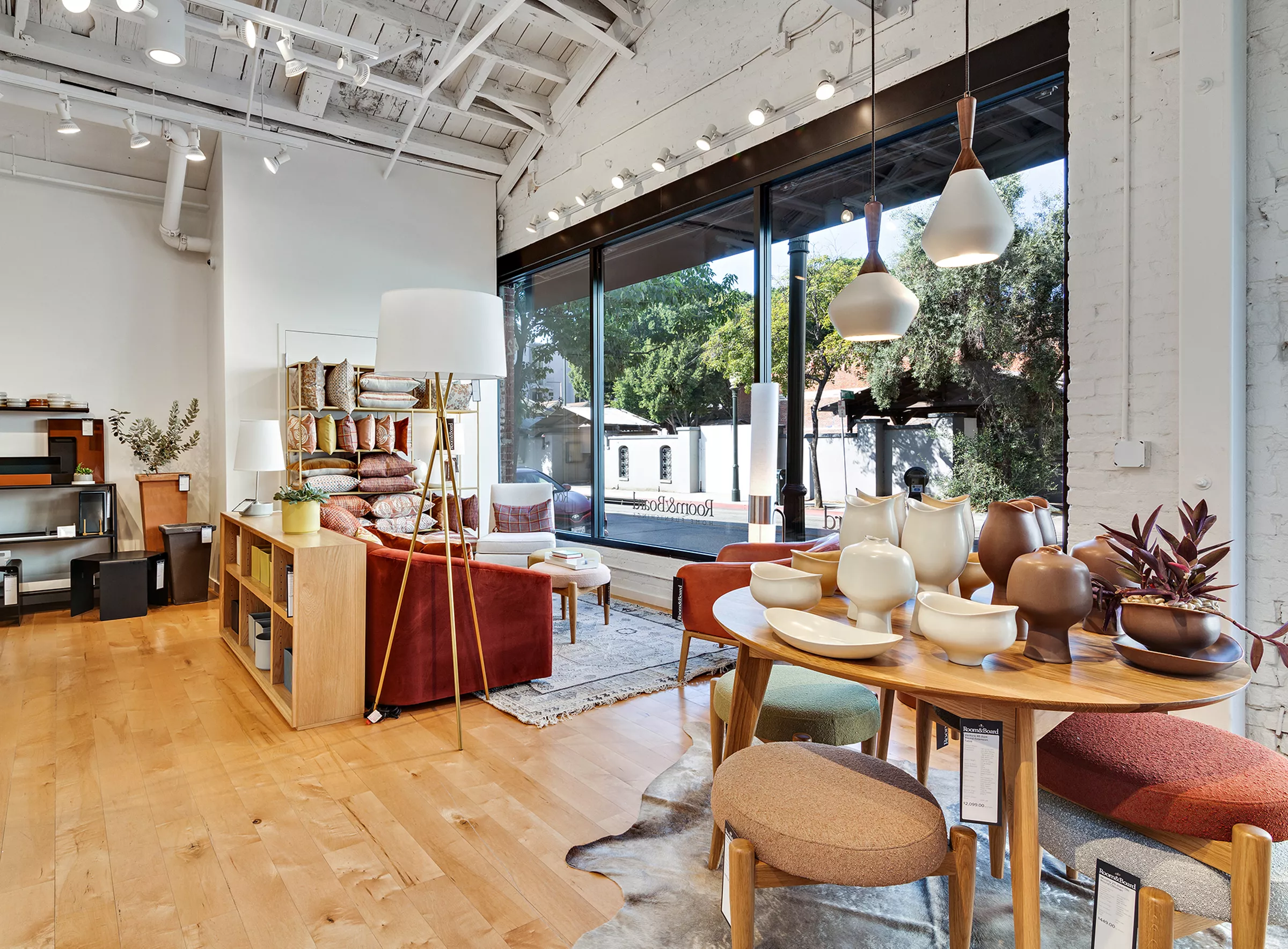 Room & Board Pasadena store interior