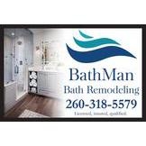 BathMan — Bath Remodeling Logo