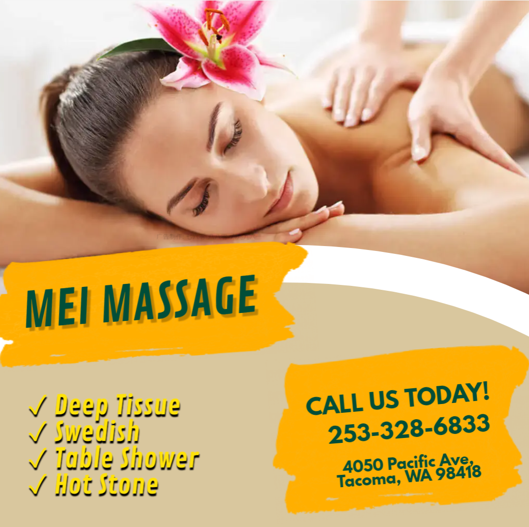 Mei Massage Tacoma Wa Mei Massage 253 328 6833