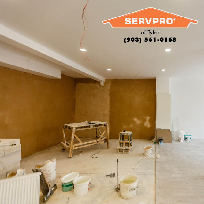 The reconstruction after restoration is one of the most rewarding parts of our work at SERVPRO of Tyler!