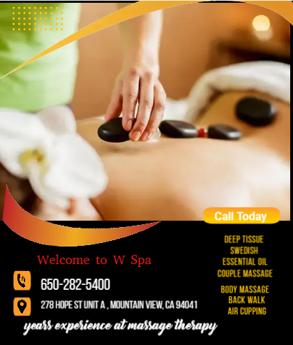 A hot stone massage is a type of massage therapy. It's used to help you relax and ease tense muscles
and damaged soft tissues throughout your body.