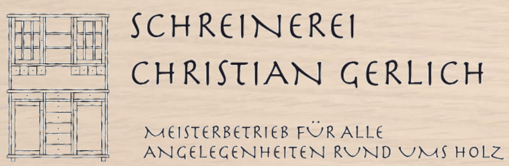 Schreinerei Christian Gerlich in Grafrath - Logo