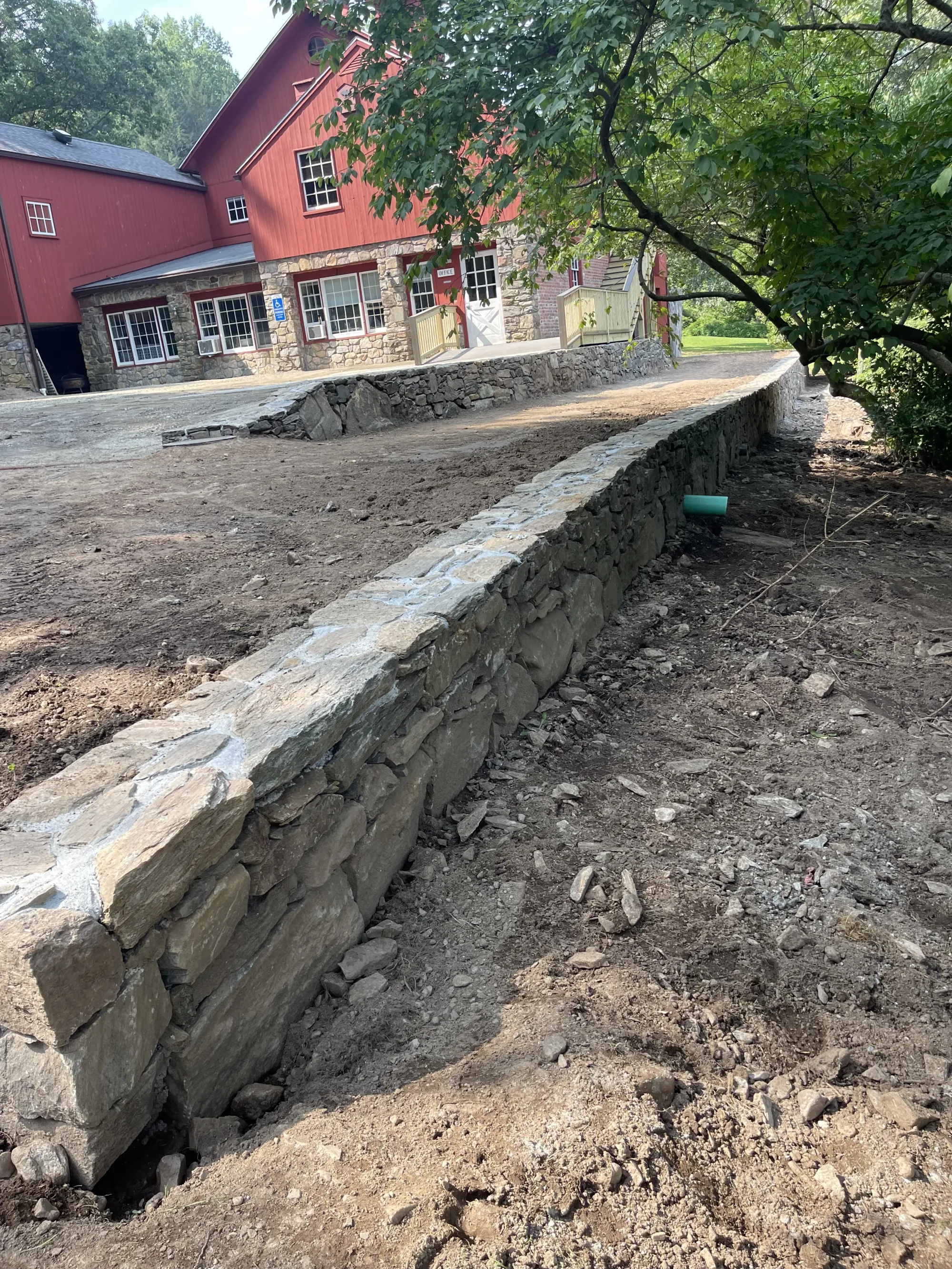 Natural stonework project in Southbury CT - Natural Stonework, Southbury project by General Masonry LLC.