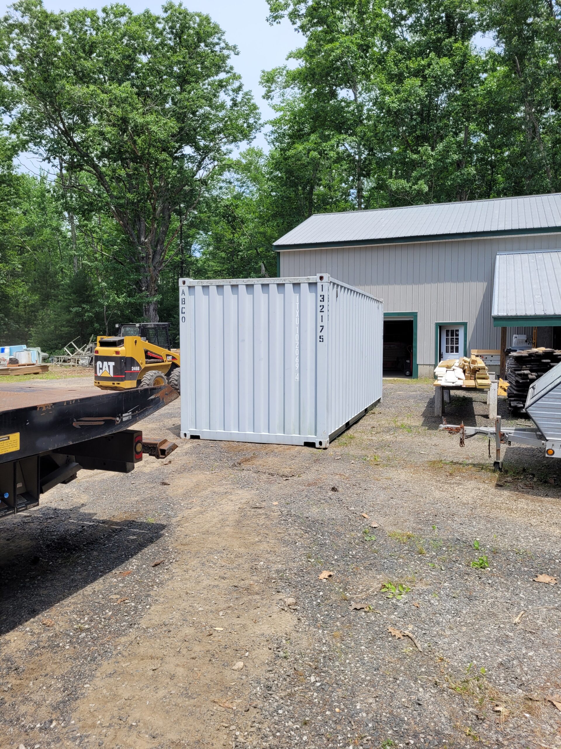 20 ft storage container rental delivered to WERLLS, ME 