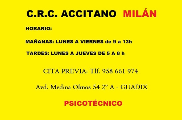 Images Psicotécnico Milán - Guadix