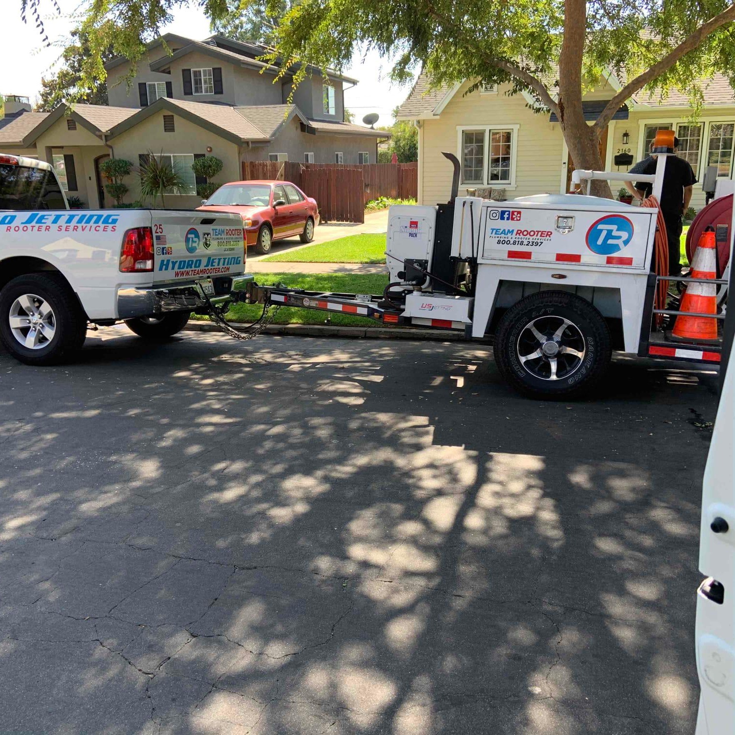 Team Rooter Hydro-jetting drain cleaning Service, Los Angeles, California.