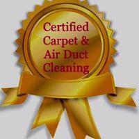 Certified Carpet And Air Duct Cleaning Logo