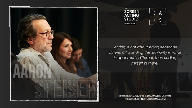 Images Aaron Speiser - The Screen Acting Studio