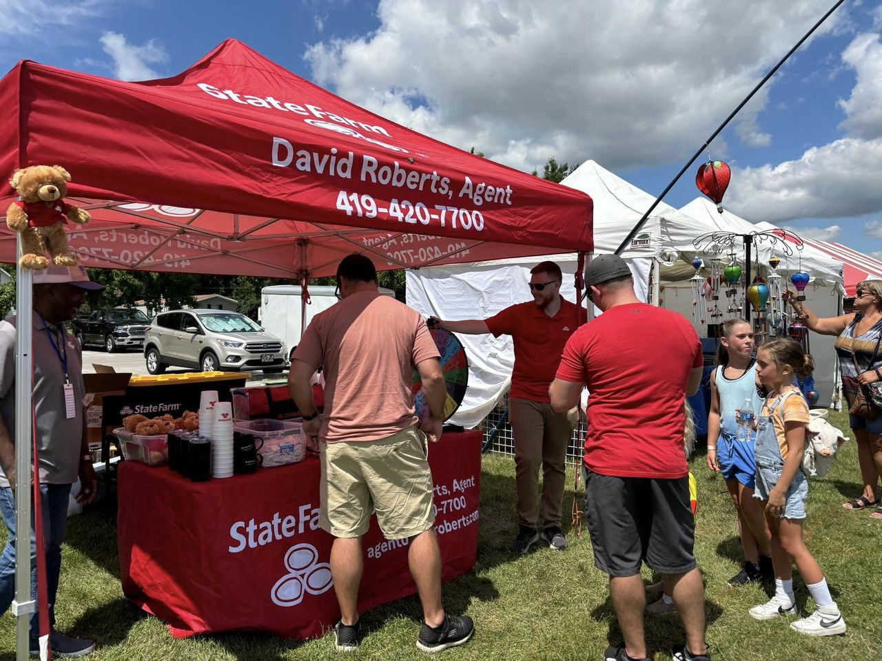 Always a great time at the Flag City BalloonFest with David Roberts State Farm, the Chill Zone Sponsor!