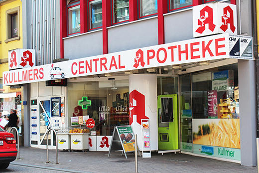 Kullmers Central-Apotheke Sinsheim, Hauptstr. 108 in Sinsheim