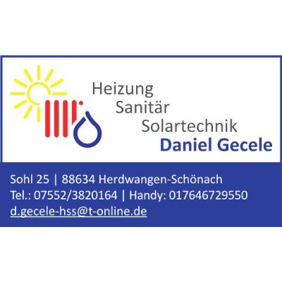 Daniel Gecele Heizung& Sanitär in Herdwangen Schönach - Logo