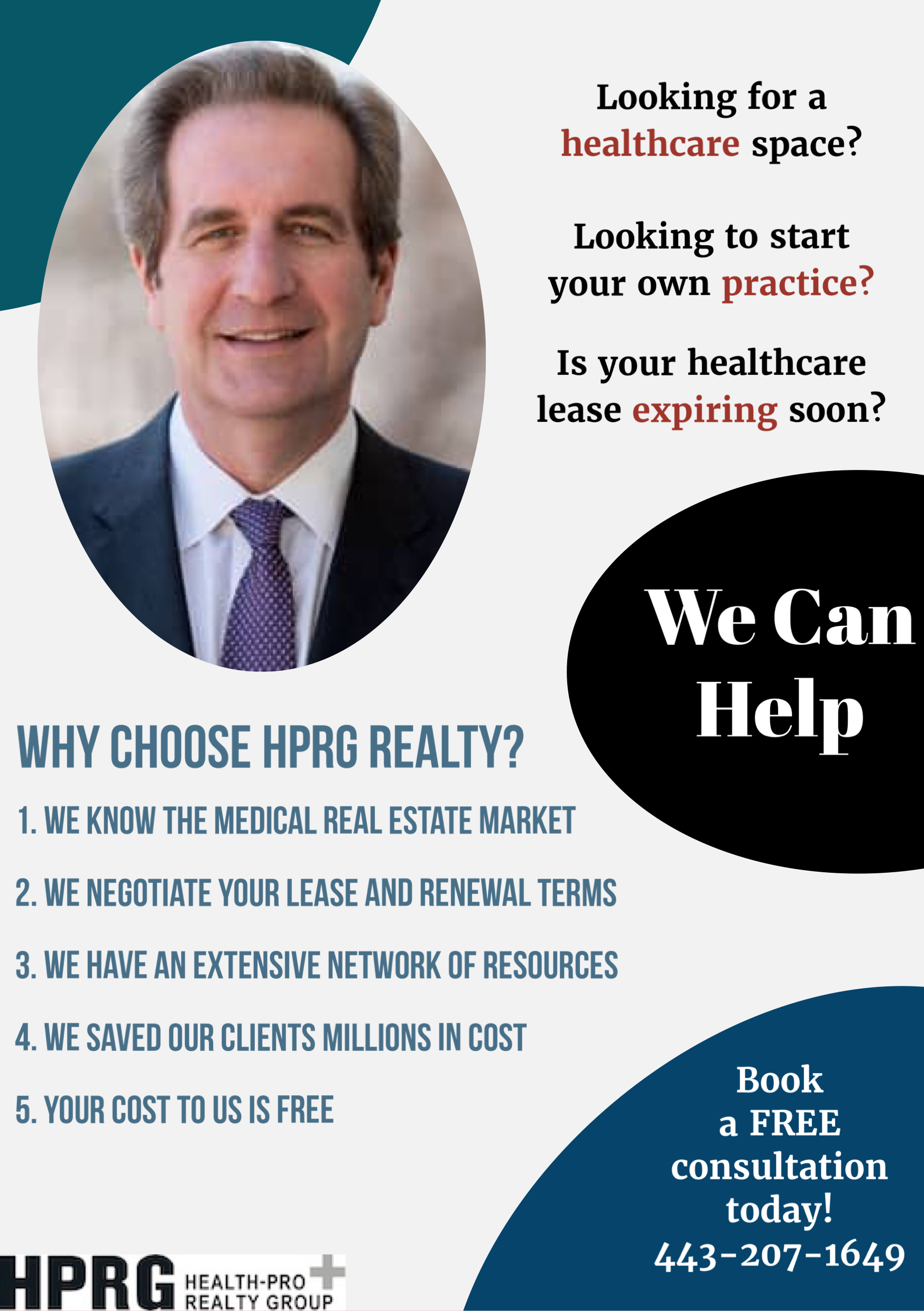 Ralph Miller with Health Pro Realty Group is a Family Owned Healthcare Real Estate Firm that serves McLean, VA.