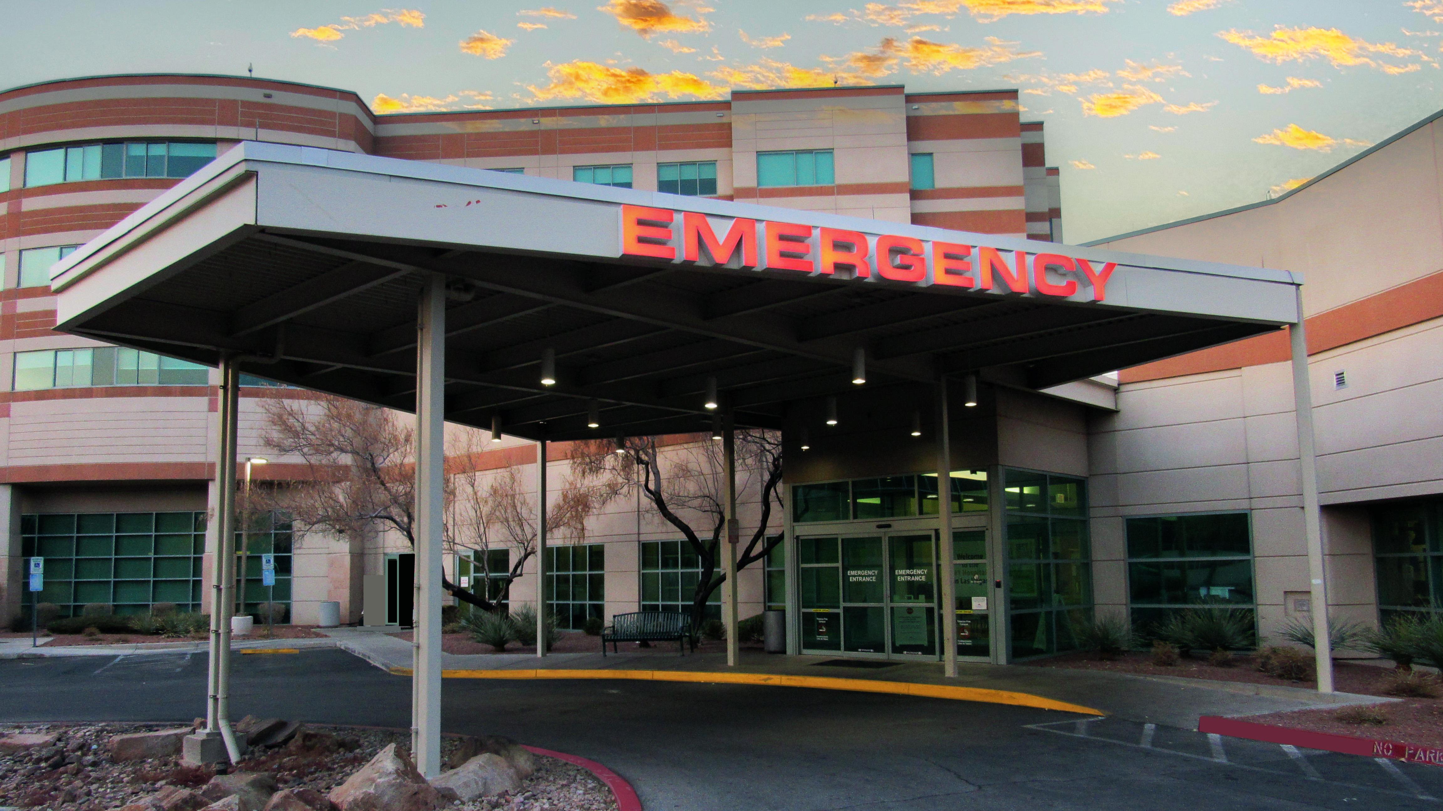 Entrance to ER at Desert Springs