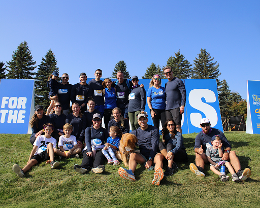 Members of the Menard Kinkaid Private Wealth team and their families at a recent RBC Race for the Kids event.