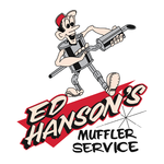 Ed Hanson's Muffler Service Logo