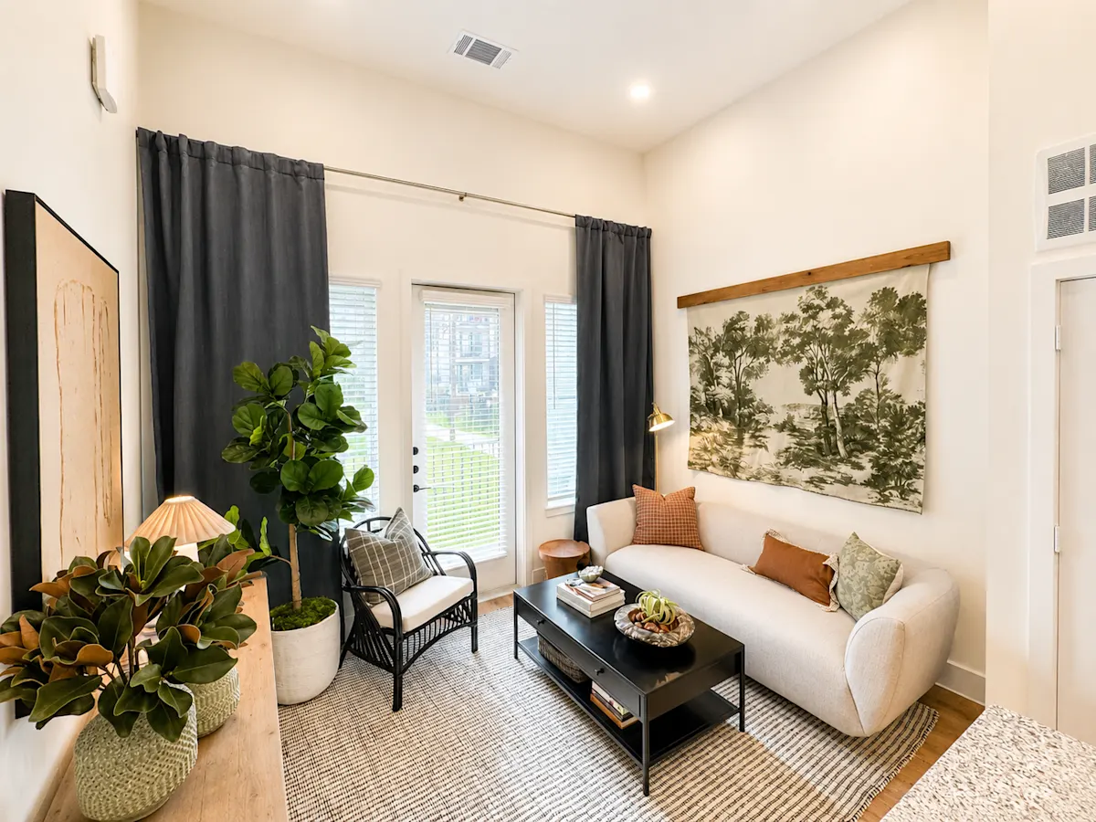 living room at The Bluewood 