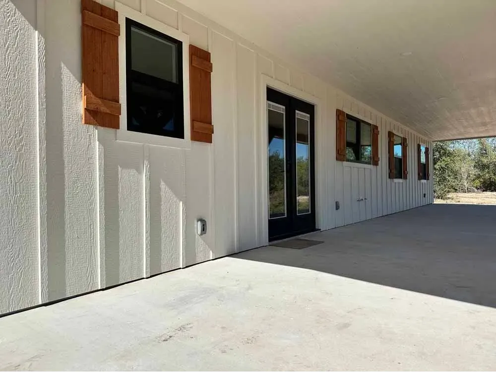 New window installation done by Restoration Window Co., the dedicated window replacement division of Byars Construction in Victoria, Texas.