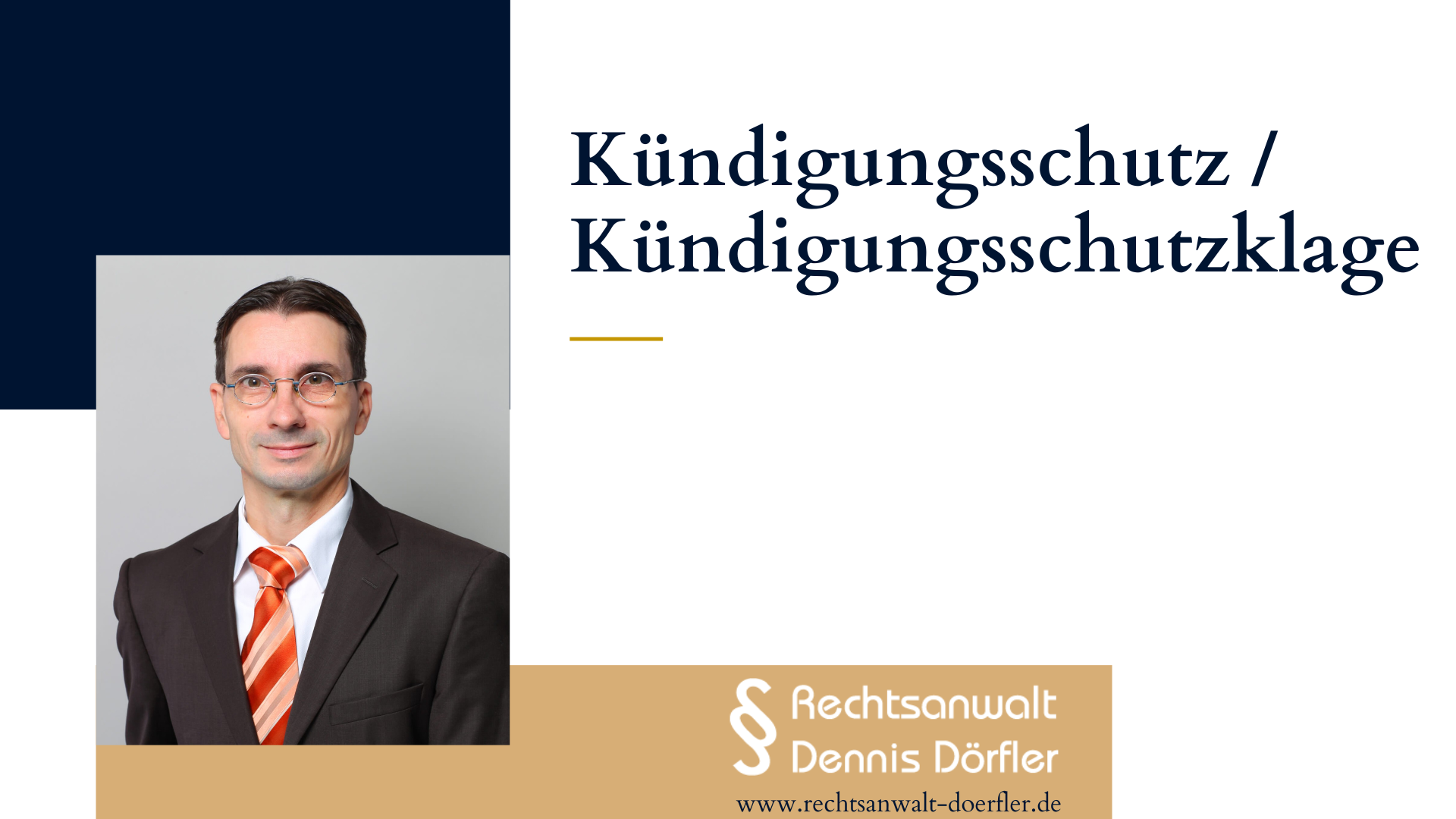 Rechtsanwalt Dennis Dörfler Arbeitsrecht Kündigungsschutz