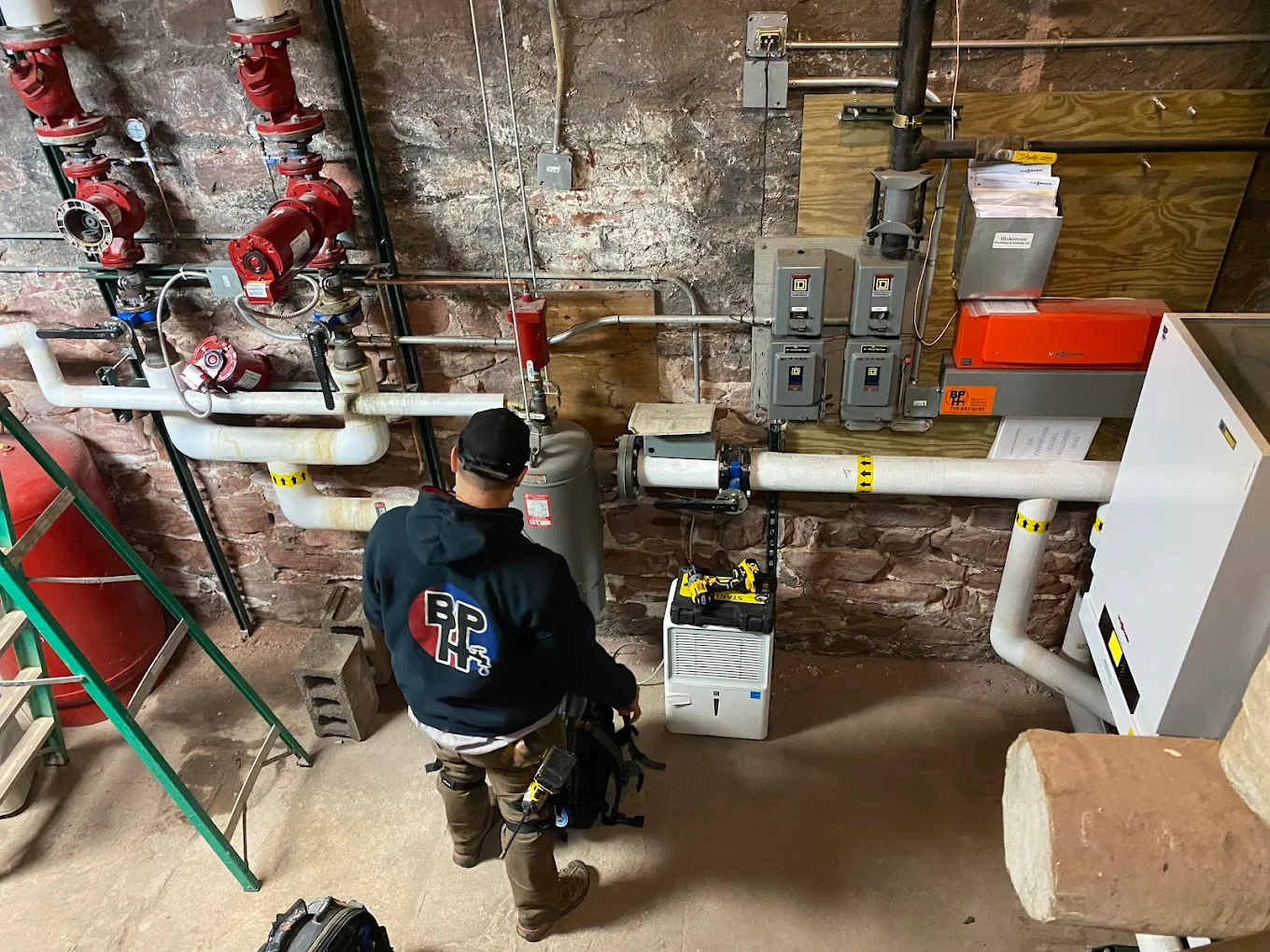 Behind the scenes, keeping everything running.