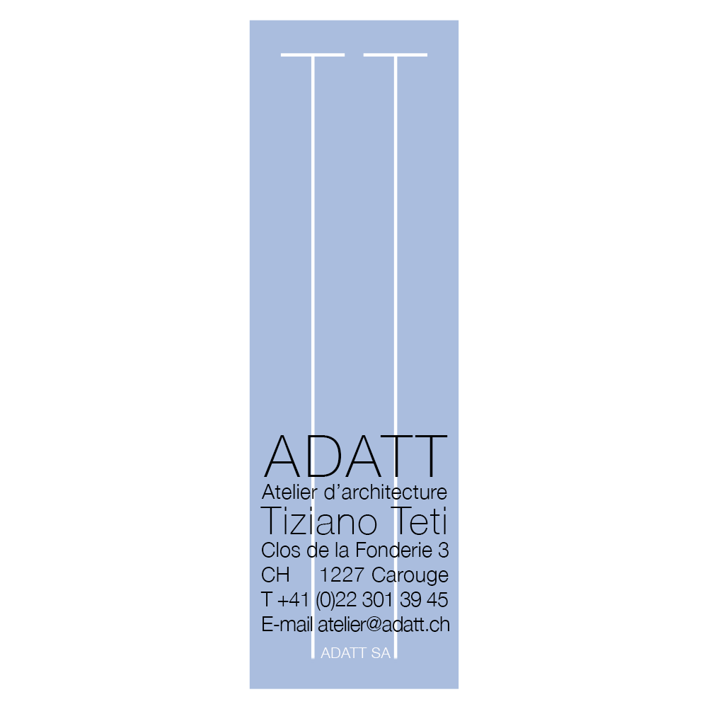 ADATT SA- Atelier d'Architecture Tiziano Teti Logo