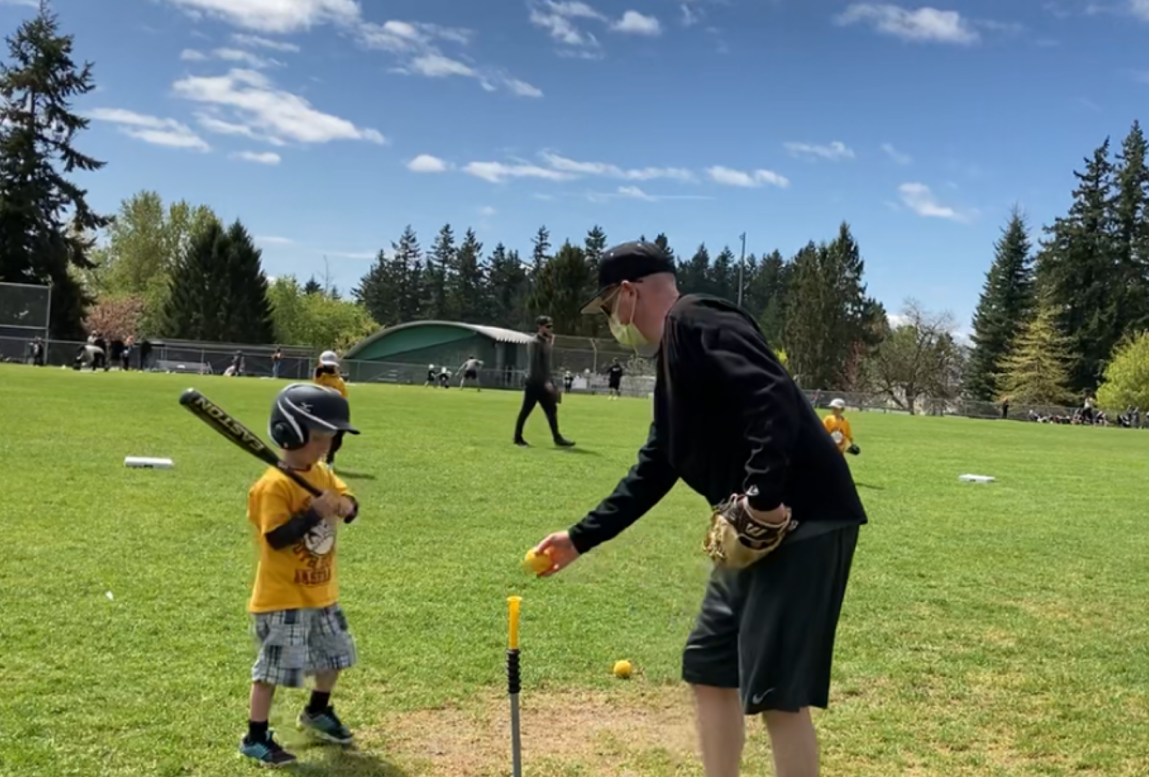 Dan Coaching the White Rock South Surrey