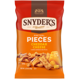 Snyder's of Hanover Pretzel Pieces, Cheddar Cheese, 11.25 Oz featured image