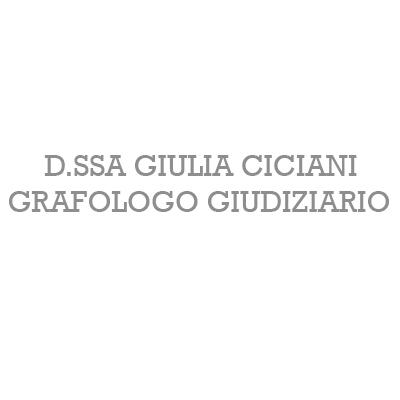 D.ssa Giulia Ciciani - Grafologo Giudiziario Logo