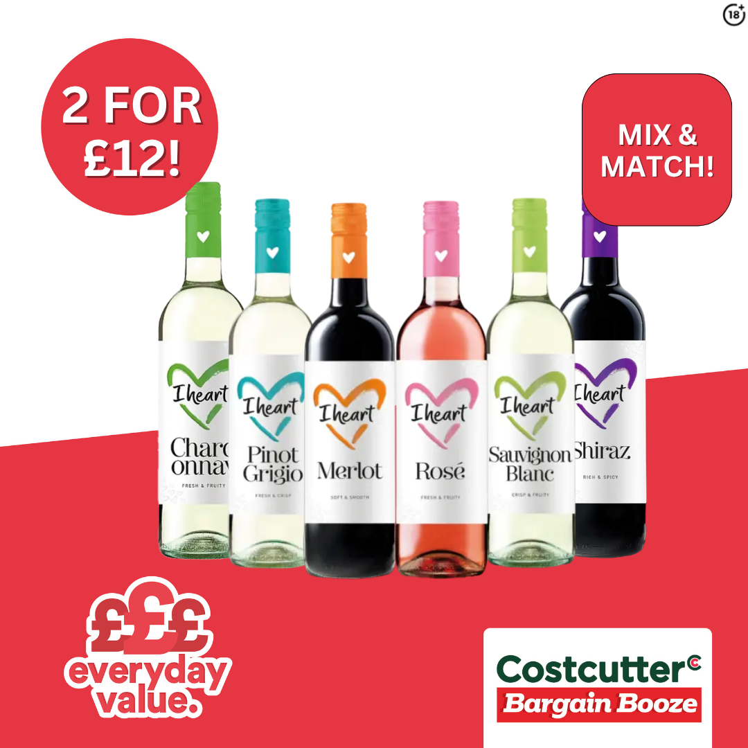 2 For £12 on I heart wines