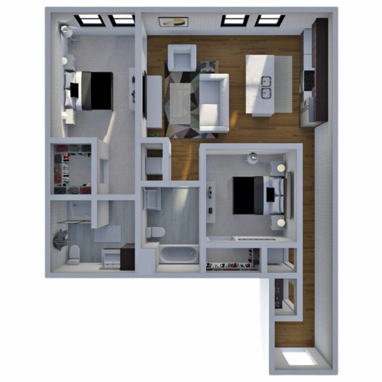 2 Bedroom Style L