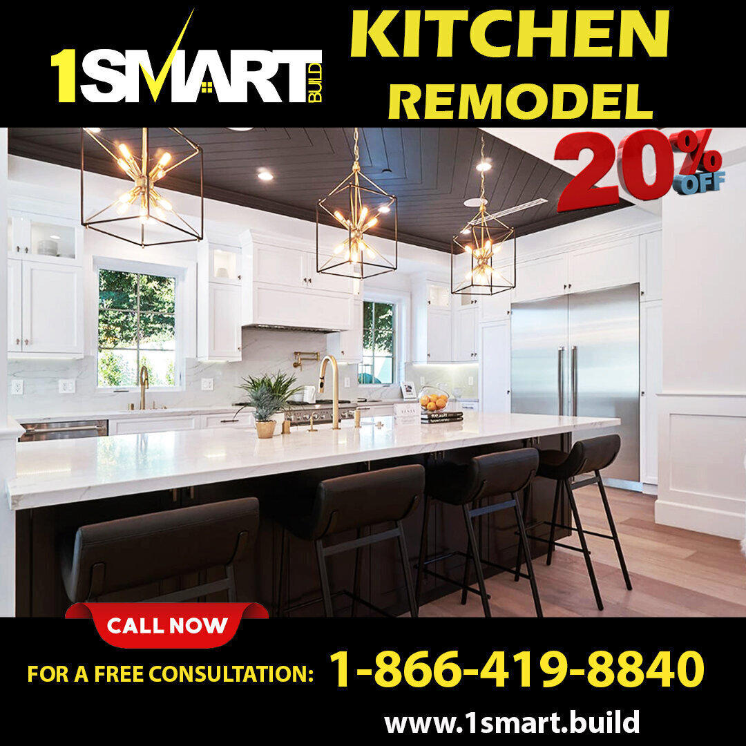 1 Smart Build - Construction Company,  Bathroom Remodeler, Kitchen Remodeler Los Angeles (866)419-8840