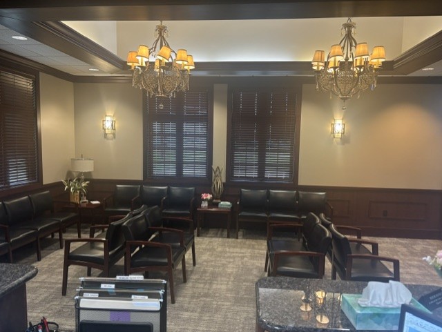 Waiting room, Highland Family Dentistry. Dentist in Highland, IL. 