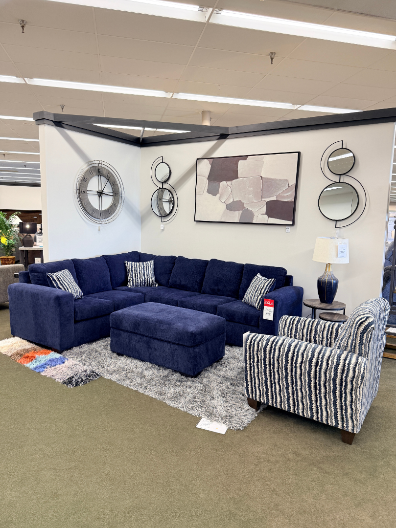 Comfortable style at a great value! This sectional from Affordable Furniture offers spacious seating for relaxing, entertaining and everyday living. See it in person at Slumberland Furniture Burlington.