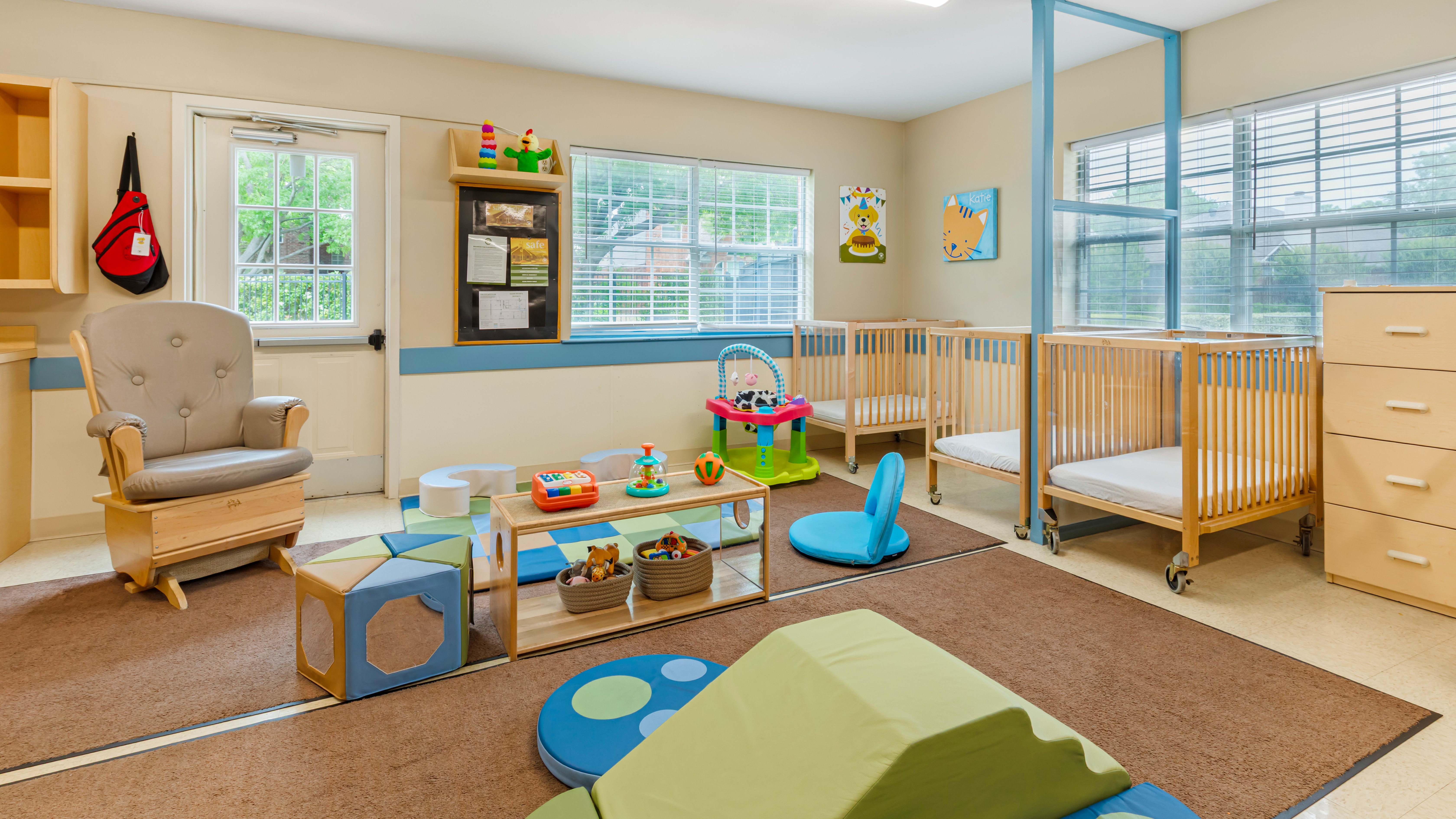 Infants at Primrose School of Bent Trail enjoy a safe, nurturing daycare environment in Far North Dallas with caring teachers, engaging activities, and personalized attention designed to support early development.