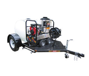 Total Winding Supplies - Aaladin Central HOT WATER Pressure Washer & Factory Cat Industrial Sweepers and Scrubbers Photo