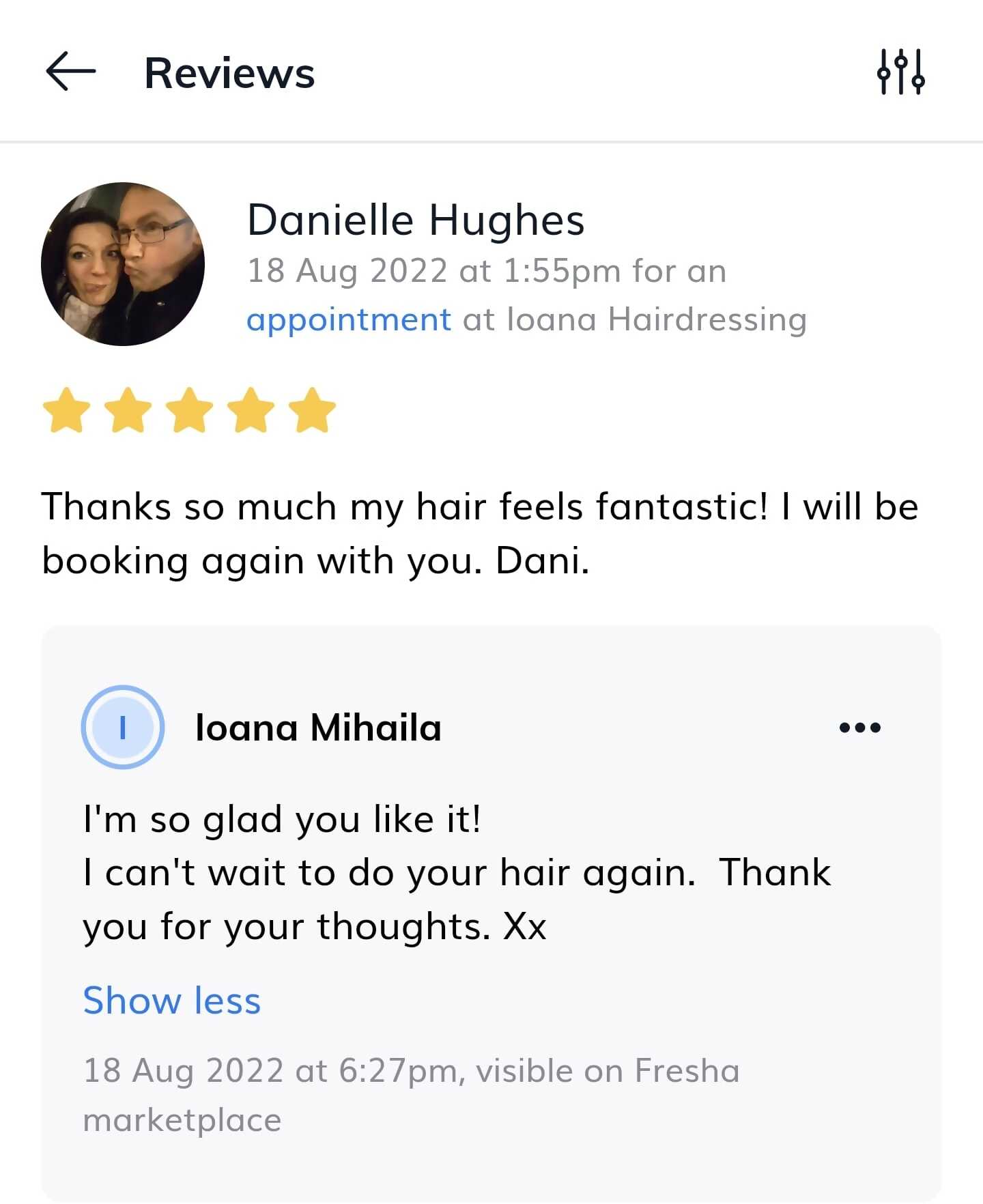 Images Ioana Hairdressing